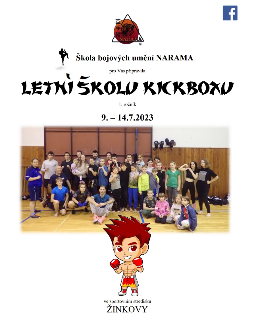 Letní škola kickboxu 9.-14.7.2023