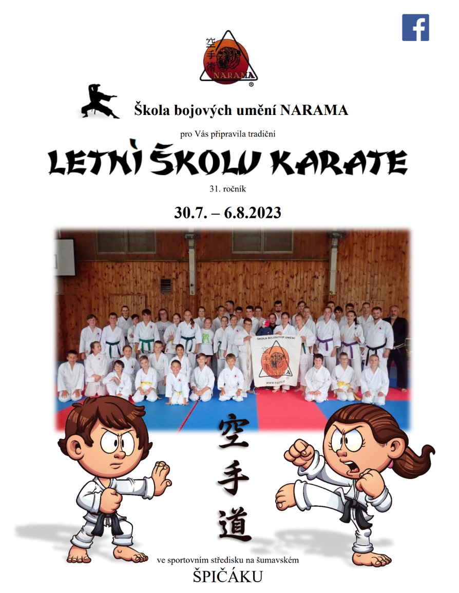 Letní škola karate 30.7.-6.8.2023